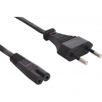 Sandberg 502‑28 Euro‑Kabel, 2‑Polig, 230 V, 1,8 m schwarz