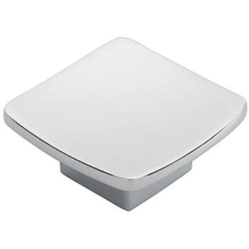 Chrome 45×45 mm Curved Square Cabinet Handle
