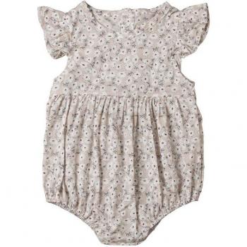 Floral Ruffle Romper for Baby Girls