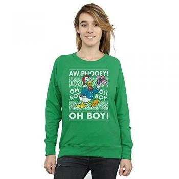 Festive Donald Duck Cozy Top in Green