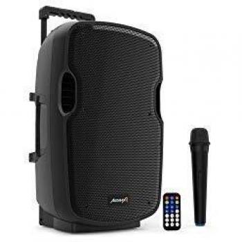 Altavoz Portátil DENVER 10 con Micrófono Inalámbrico