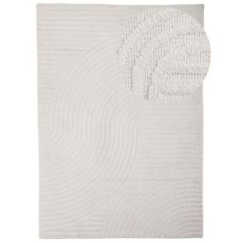 Carpetfine Geometrischer Teppich Holly Zen 3 – 12 mm, Rechteck, Zeitlos