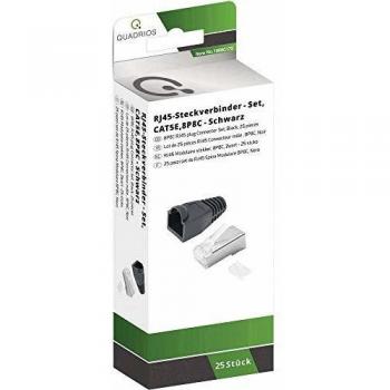 Jeu de connecteurs RJ-45 8P8C CAT 5e Quadrios 25 pièces