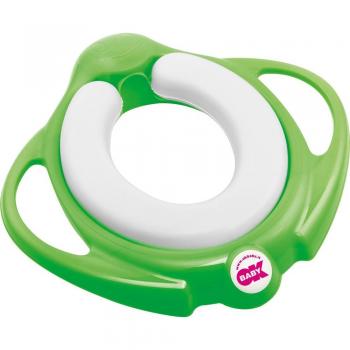 PinguoSoft Green: Riduttore WC con seduta ergonomica a colore verde