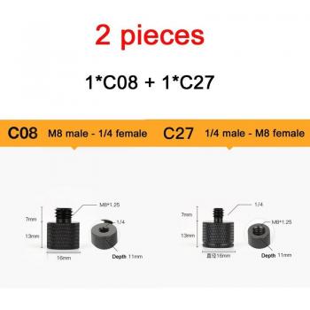 M6 M8 Male to Female Thread Converter for Projectors and Rigs