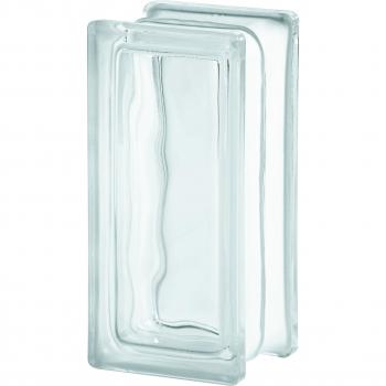 Brique de verre brillante Luxfera 9x19x8 cm