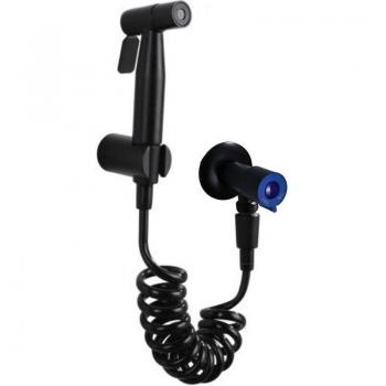Pompe pour Bidet LASO Dorée avec Raccord Flexible et Base Fixe
