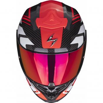 Casco Integral Scorpion Exo‑R1 Evo Carbon Air Supra Black/Red