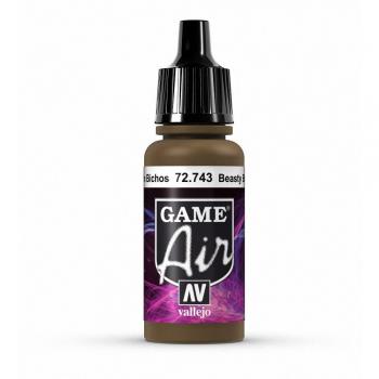 Vallejo Beasty Brown 17 ml Colore Acrilico per Aerografia