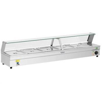 Chauffe-Plats Bain-Marie avec Robinet de Vidange 5xGN 1/2