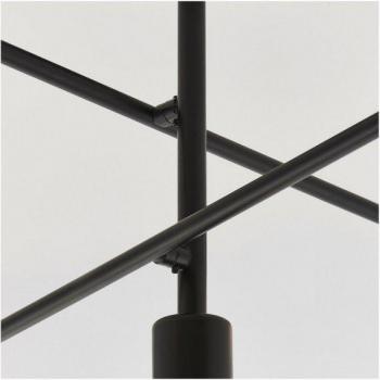 Netlighting Studio 5 Light Semi Flush Light Matt Black, E27