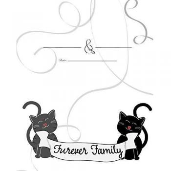 Cat Wedding Guest Book