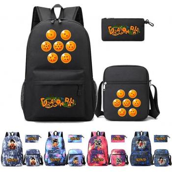 Set 3 pezzi Zaino Dragon Ball con Astuccio e Borsa