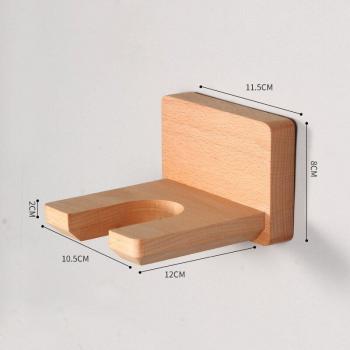 Mueble Montado Pared para Secador Madera Negro