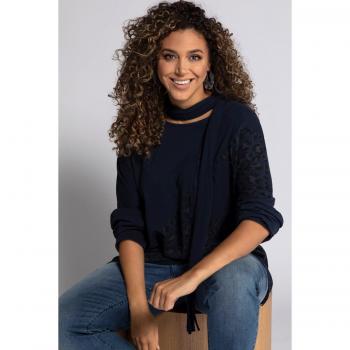 Comfort Fit Plus Size Sweatshirt & Scarf for Women