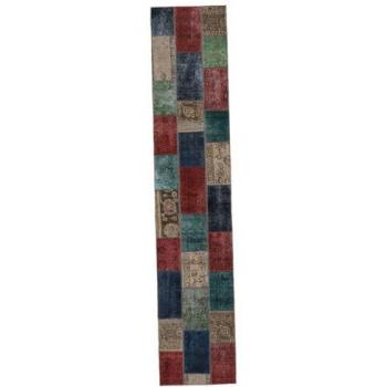 Mini Alfombra Persa 82X405, Negro/Marrón