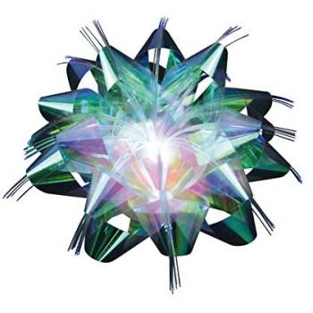 Suspensions de Noël en satin lumineux Ø9cm