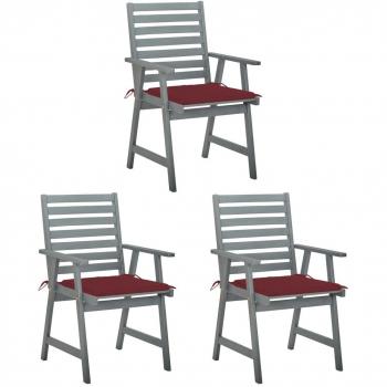 Set de Sillas Outdoor 3 Pcs Acacia