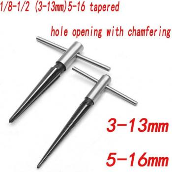 Hand Taper Reamer Tool 1/8-1/2 (3-13mm)