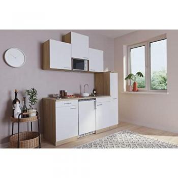 Cuisine compacte Luis 180 cm, chêne clair – Respekta