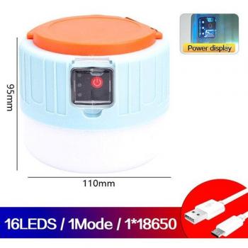 SolarCamper 300 W – Lampe d’Urgence Étanche avec Télécommande