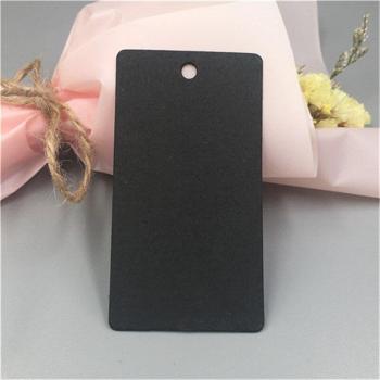 100Pcs Blank Kraft Tags for Wedding and Price Labeling 7.5x4cm
