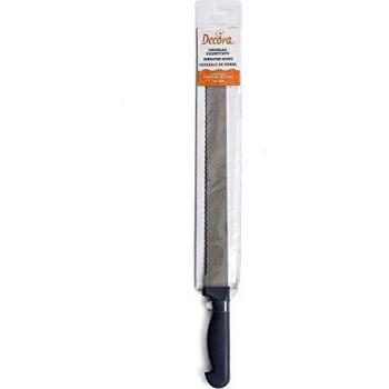 Coltello da pane Decora Acciaio Nero 30cm