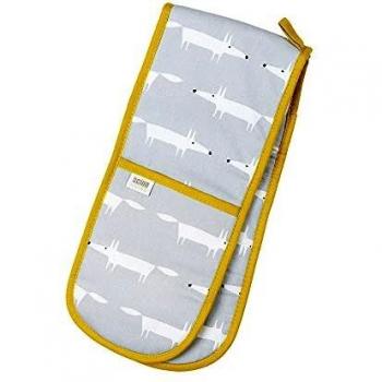 Scion Dexam Mr. Fox Double Oven Gloves, Gray