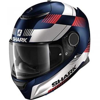 Shark Spartan Strad casque de moto L bleu mat et rouge