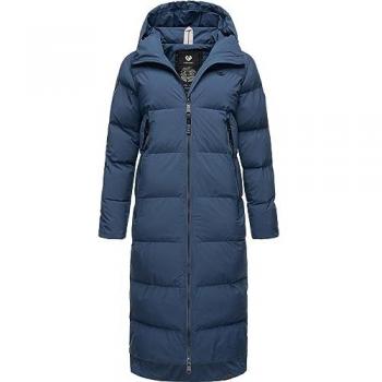 Damen Wintermantel Patrise XL von Ragwear – wadenlang, hochgeschlossener Ausschnitt