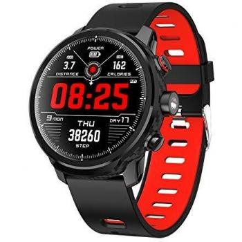 Leotec Carbon Sport Fit Reloj Rojo