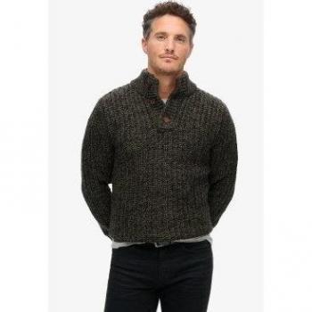 Col Tunisien Pull Vert Superdry Homme M