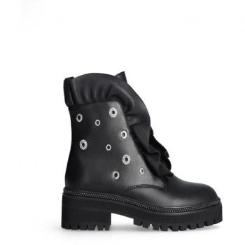 Botines de mujer Liu Jo con detalles en volantes SF3073P0