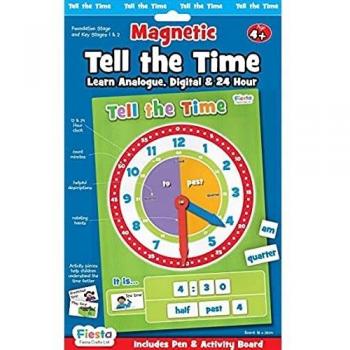 Fiesta Crafts Dry Wipe Marker Clock Set