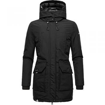 Navahoo Winterjacke »Winterjacke Blizzardstorm«, mit Kapuze, Warm gefütterter Wintermantel
