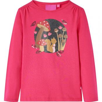 VidaXL T-Shirt für Kinder Knallrosa 116