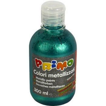 PRIMO Tempera-Farbe für Kinder | Metallic-Farbe | 300 ml Flasche