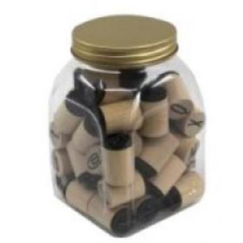 Timbro Set Lettere Motif Colorazione Chiara