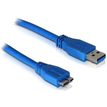 DELOCK 3M USB3 A to Micro B Data Cable, Blue