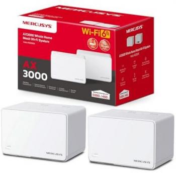 Mercusys Halo H3000X (2-Pack) Dualband WLAN-Router 6 Mesh, AX3000