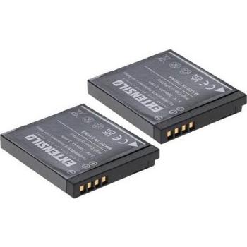Duo de Batteries 700mAh pour Panasonic Lumix DMC-TS20R