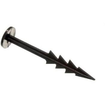 Black Plastic Knock-In Tent Pegs