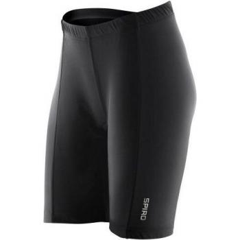 Black Padded Cycling Shorts for Women by Spiro