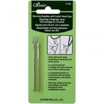 Clover Latch Hook Eye Yarn Darning Needles
