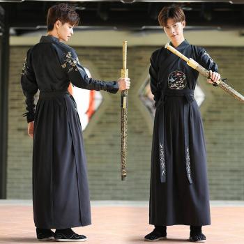 Yukata rétro à manches longues pour hommes et femmes