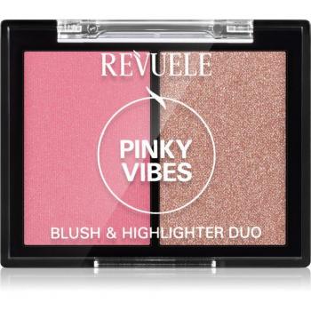 Revuele Pinky Vibes Blush & Highlighter Duo 8 g