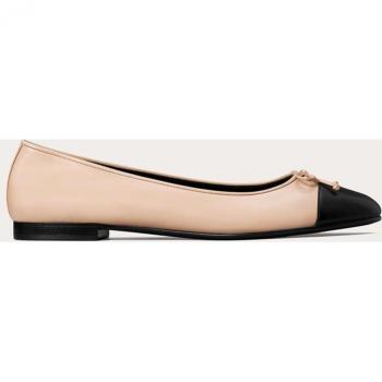 Tory Burch Ballerinas Flachleder mit Schleife Rosa Größe 40