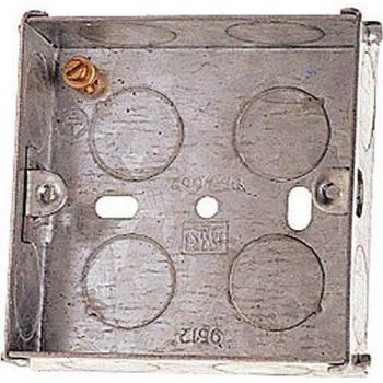 Dencon 25mm 1 Gang Metal Back Box