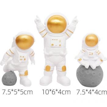 Décoration de gâteau fusée astronautes