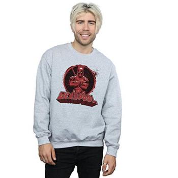 Deadpool 2XL Grey Hoodie